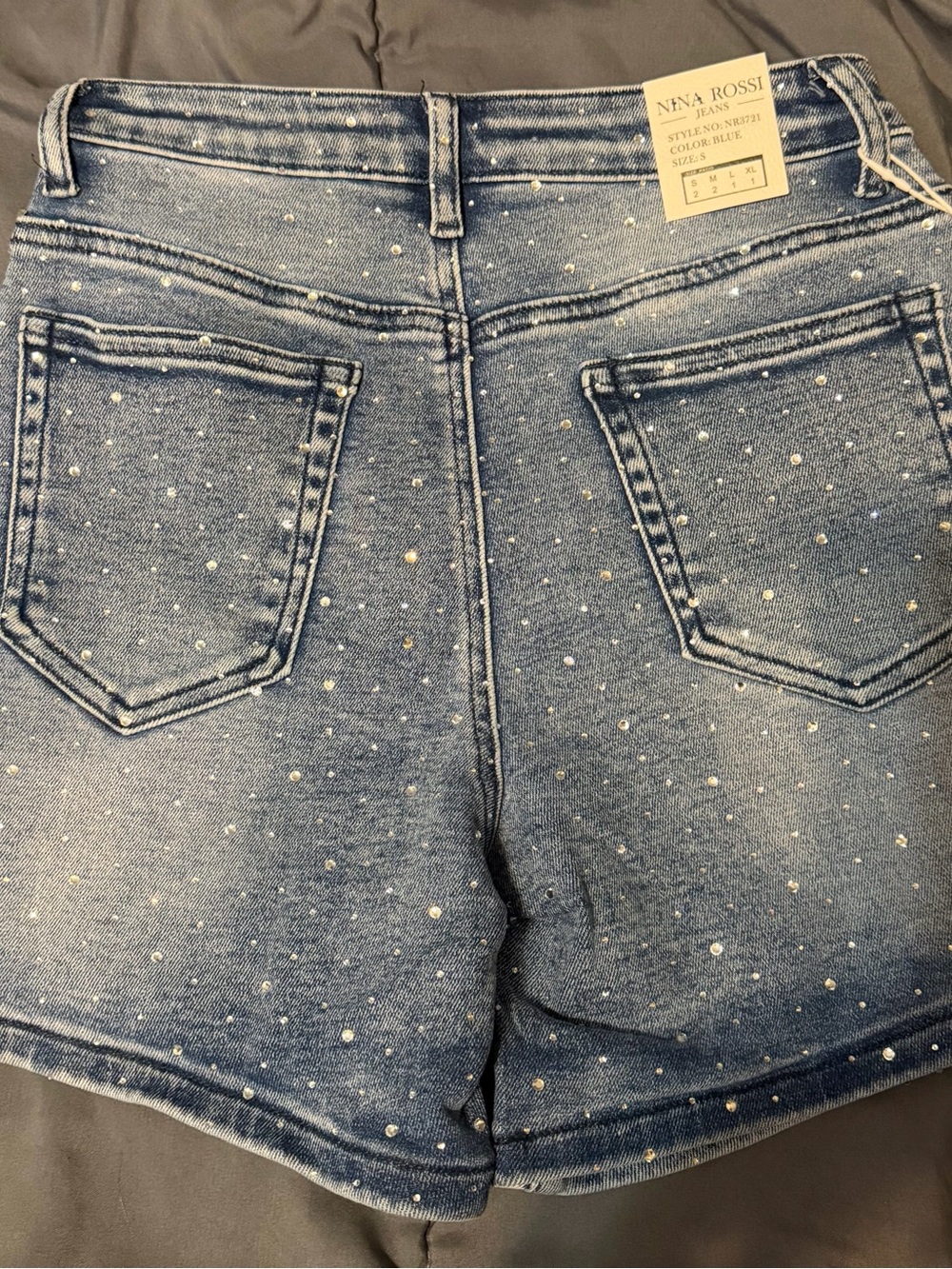Rina Rossi Jeans Embellished Blue Denim - Picture 5 of 9